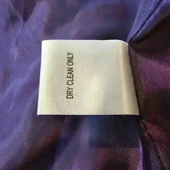 Coldwater Creek Open Front Jacket Blazer Womens Size 6 Purple Festival Design - Picture 11 of 12
